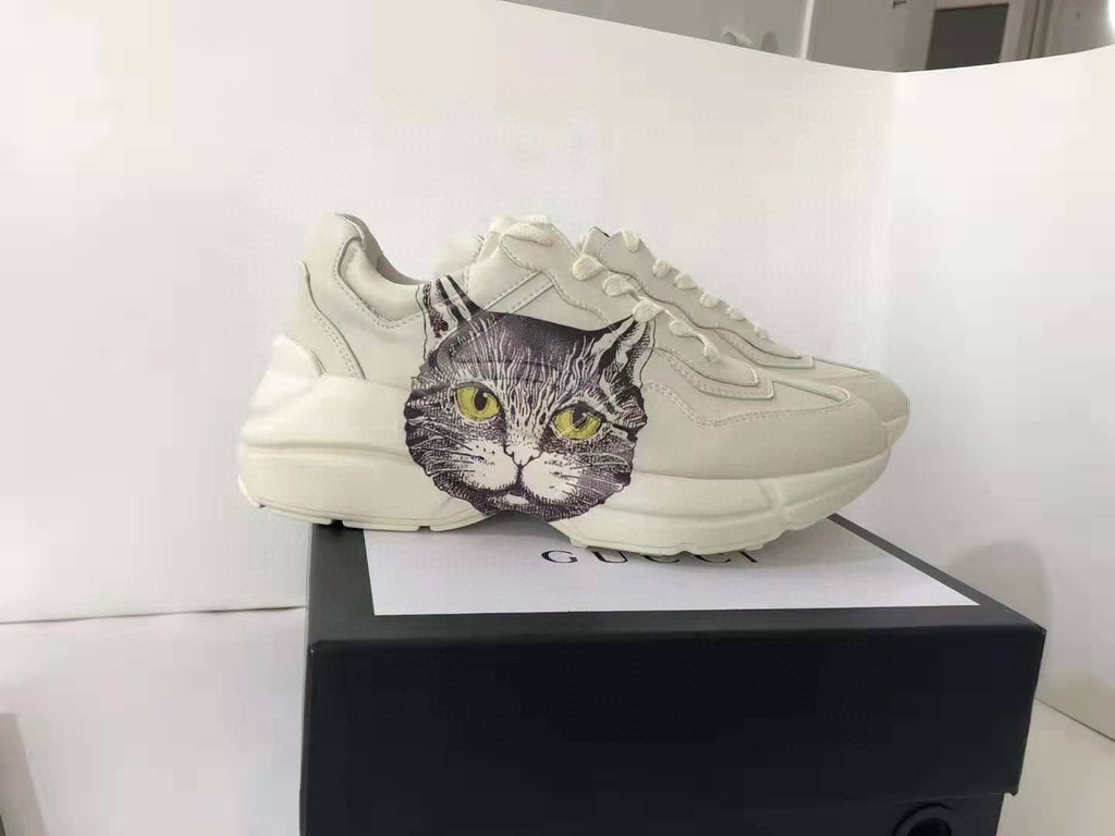 gucci rhyton sneakers cat