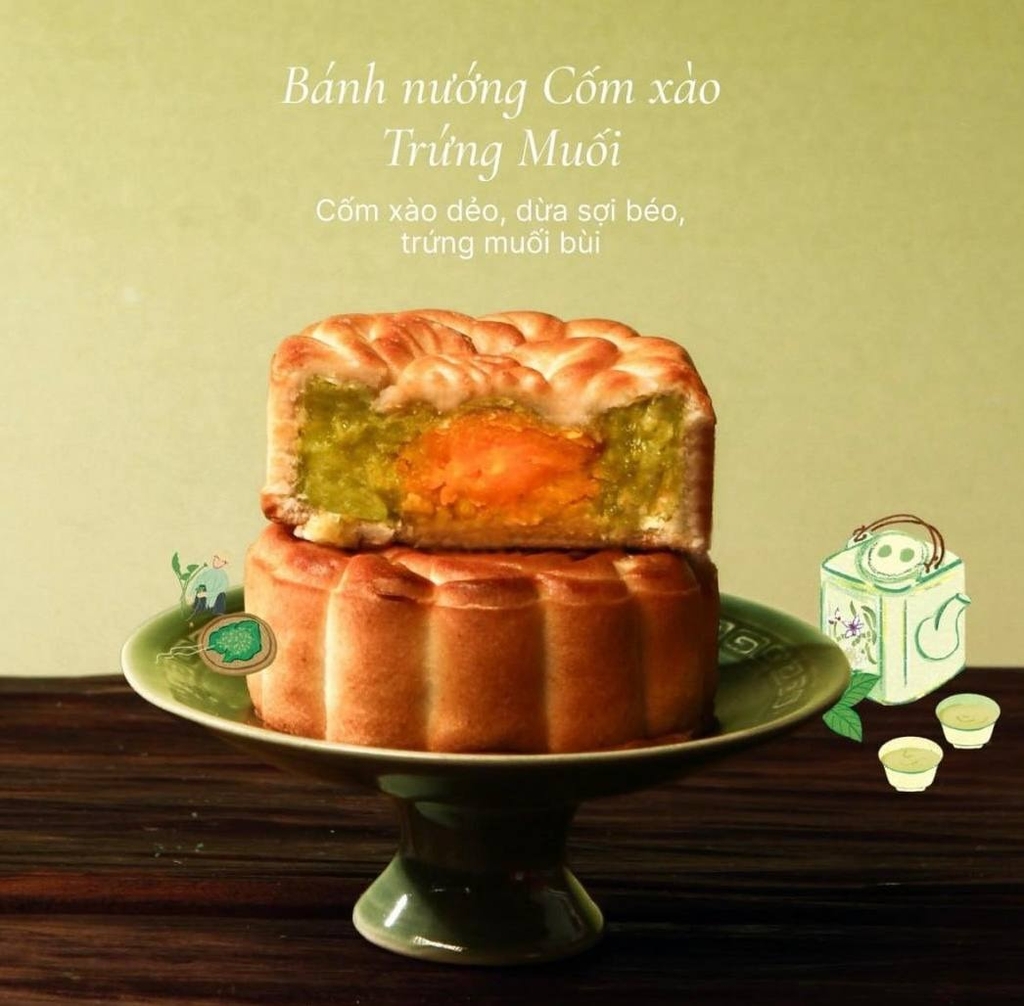 Bánh Nướng Cốm Xào