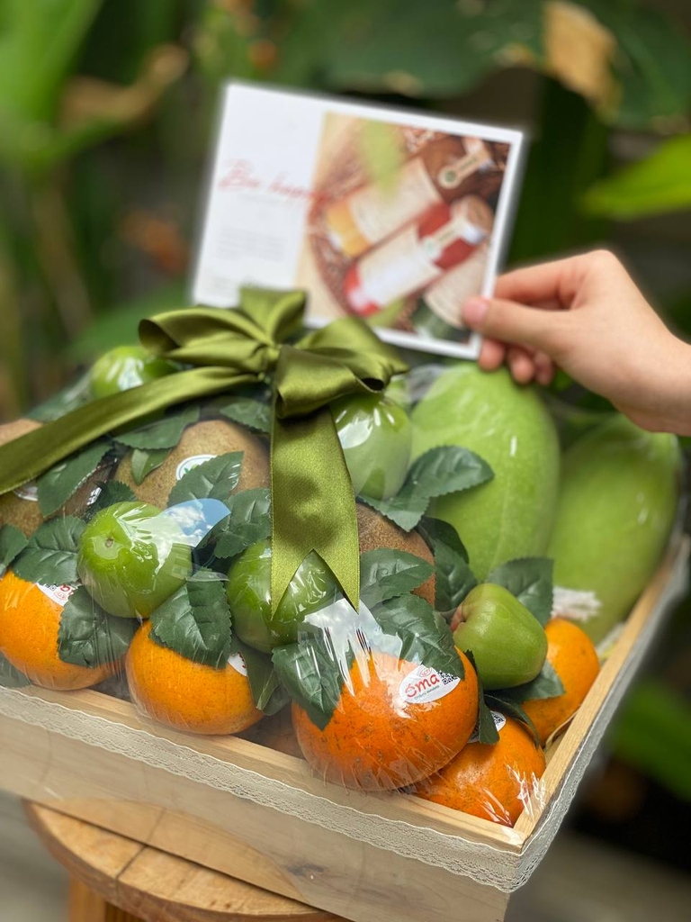 Set Quà Khay Gỗ QTSV05