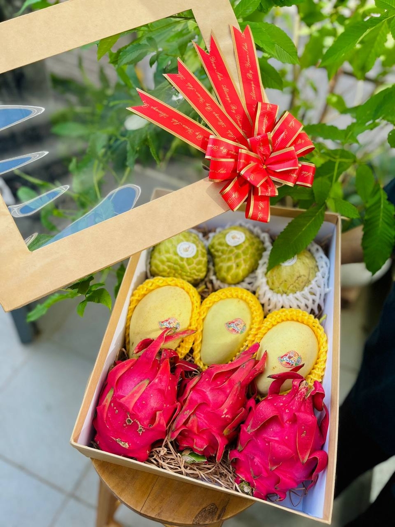 Hộp Quà Sức Khỏe Trái Cây SK3123( Giá 500-700.000đ )