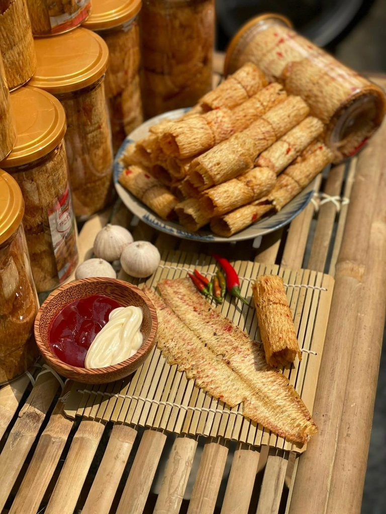 Khô Mực Cán (200g) (Bên Ngoài 1 Tháng, Khui Nắp Bảo Quản Tủ Mát)