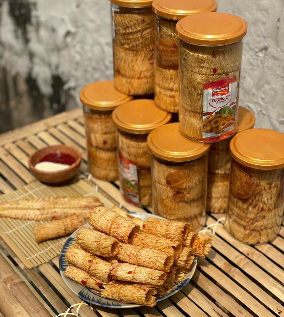 Khô Mực Cán (200g) (Bên Ngoài 1 Tháng, Khui Nắp Bảo Quản Tủ Mát)