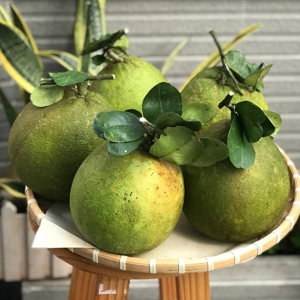 Bưởi Da Xanh Bình Dương -  PTCT Hữu Cơ Loại 1 (Trái từ 1,1kg -1,4kg)