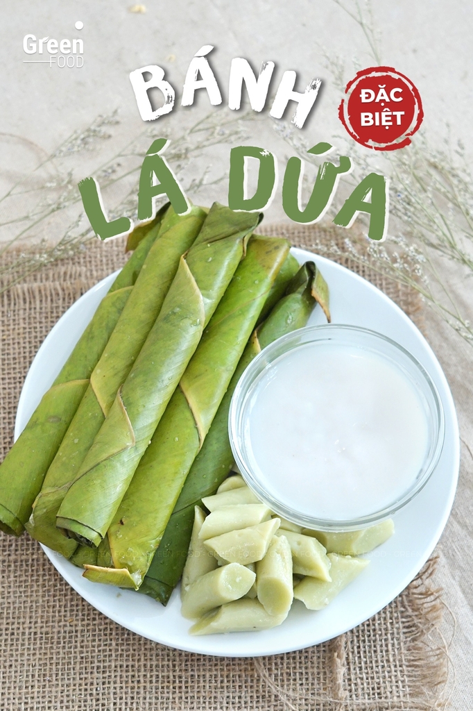 Bánh Cúng Lá Dứa (Set 10 Cái)