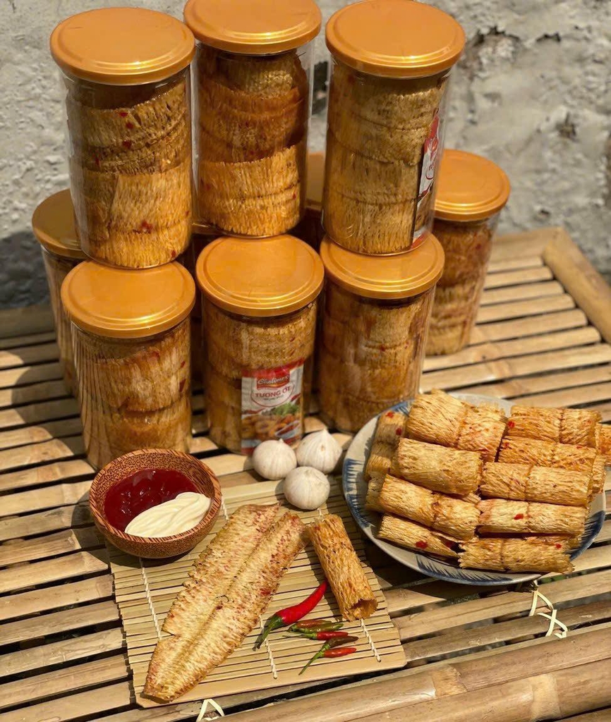 Khô Mực Cán (200g) (Bên Ngoài 1 Tháng, Khui Nắp Bảo Quản Tủ Mát)