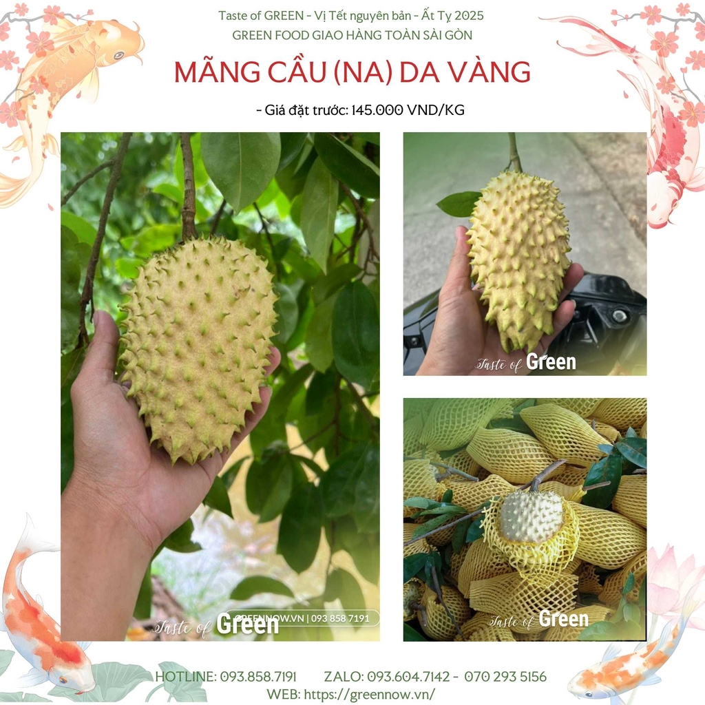 Mãng Cầu Gai Da Vàng