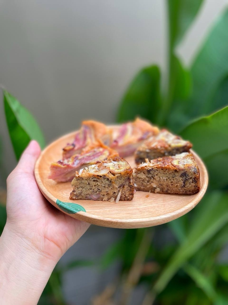 Bánh Chuối Yến Mạch Hạnh Nhân