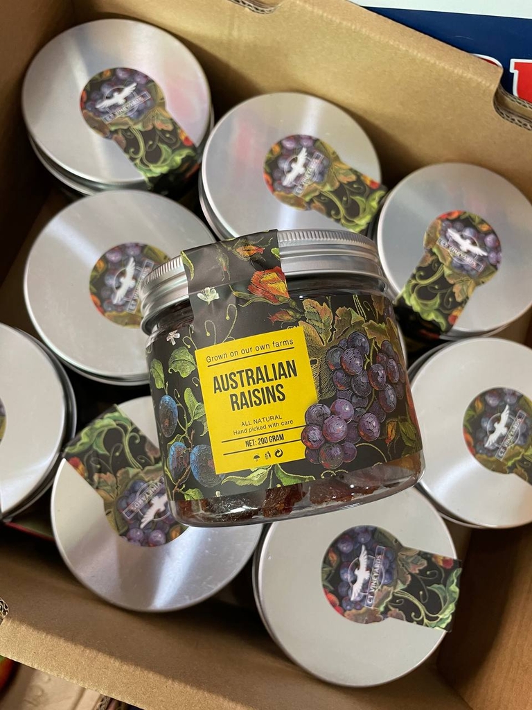 Nho Khô Úc trái rời RAISINS (Hộp) 200g