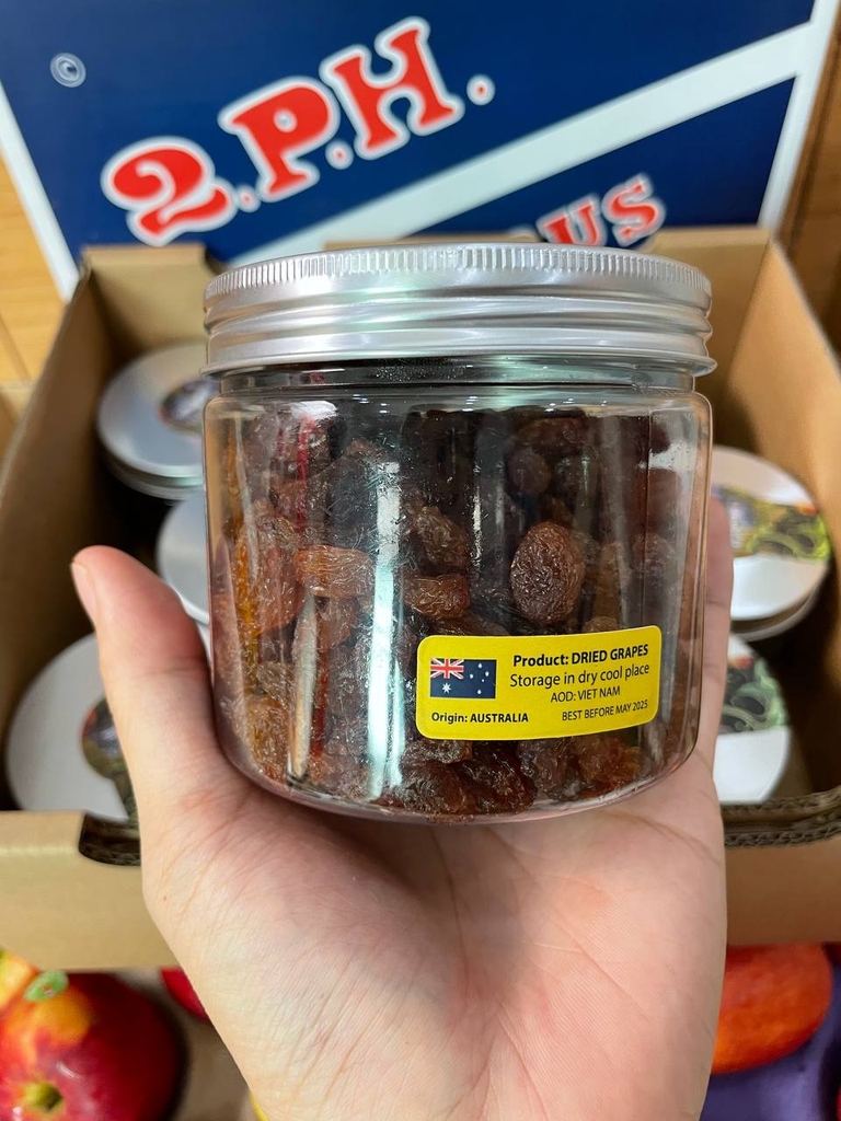 Nho Khô Úc trái rời RAISINS (Hộp) 200g