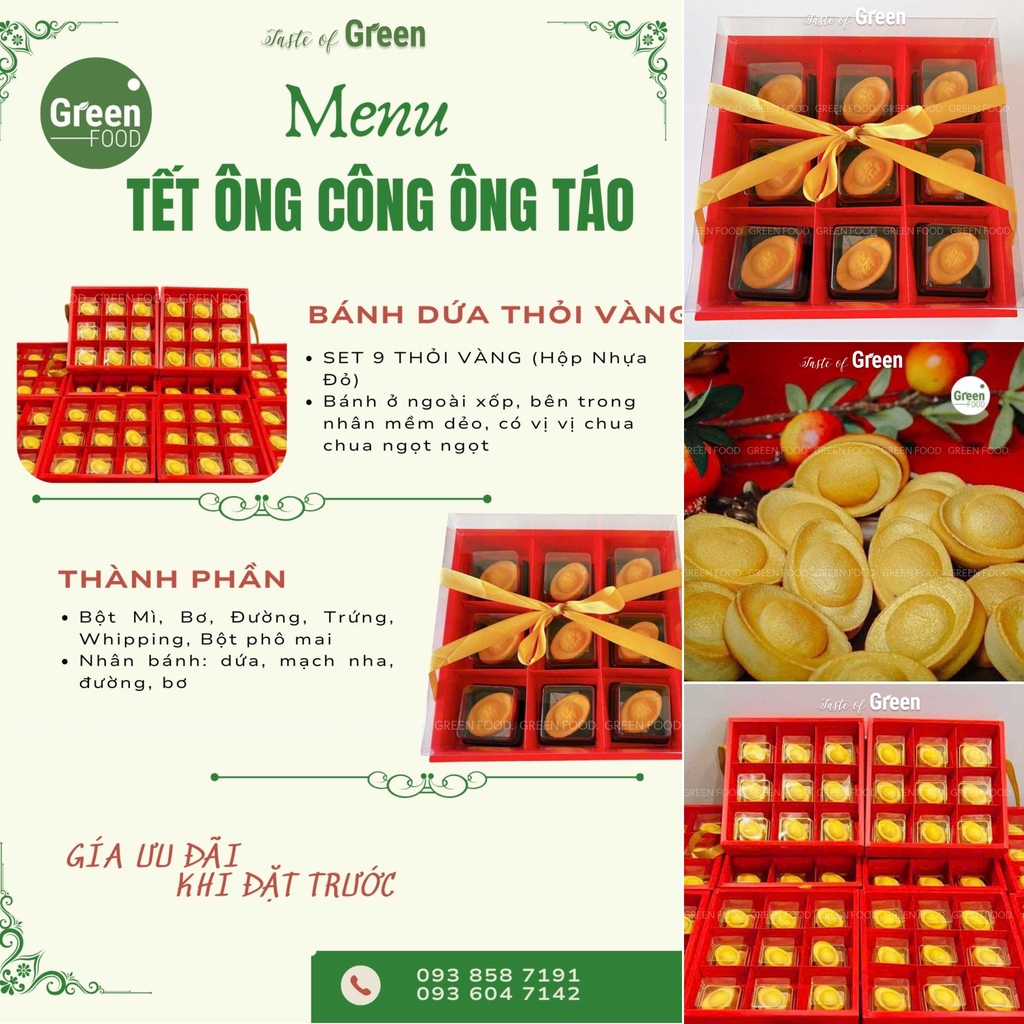 Bánh Dứa Thỏi Vàng Xốp Thơm Nhân Mềm Dẻo Trong Mùa Táo Quân 2025