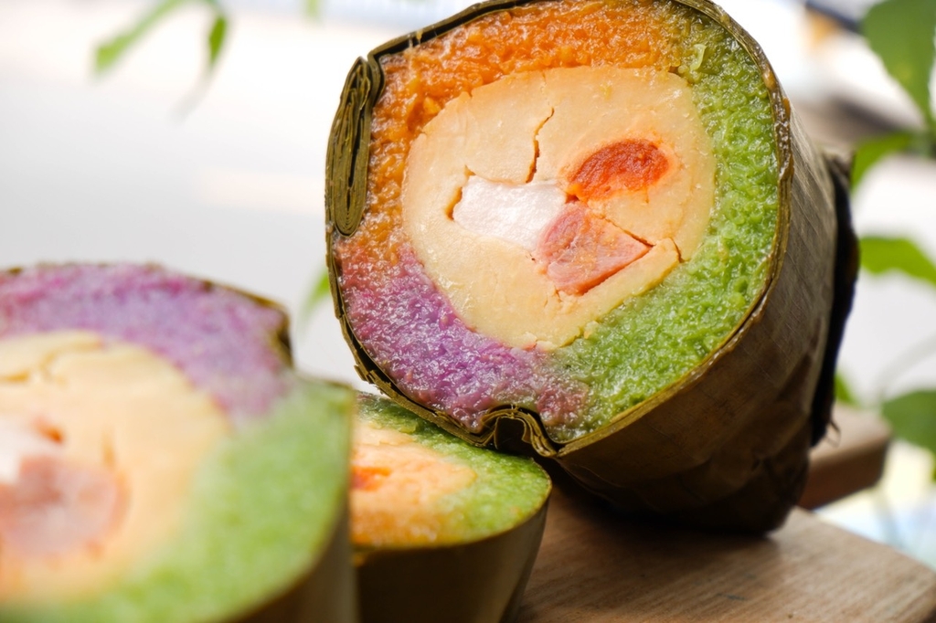 Bánh Tét Trà Vinh Nhân Mặn