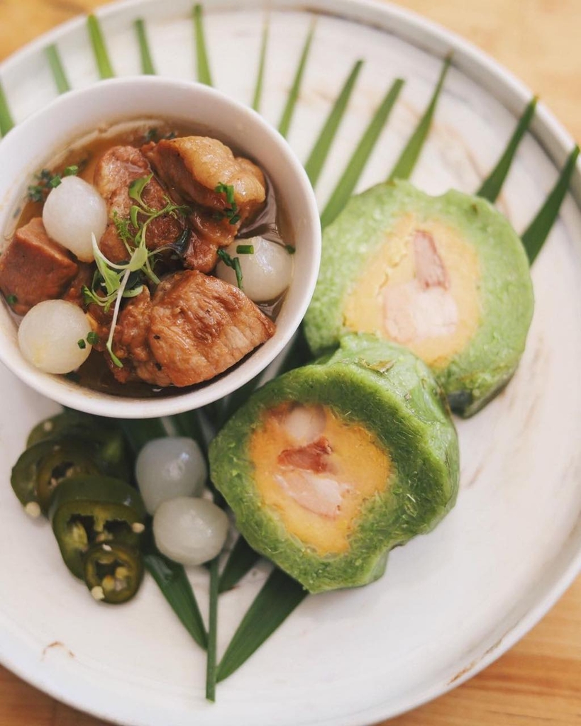 Bánh Tét Trà Vinh Nhân Mặn