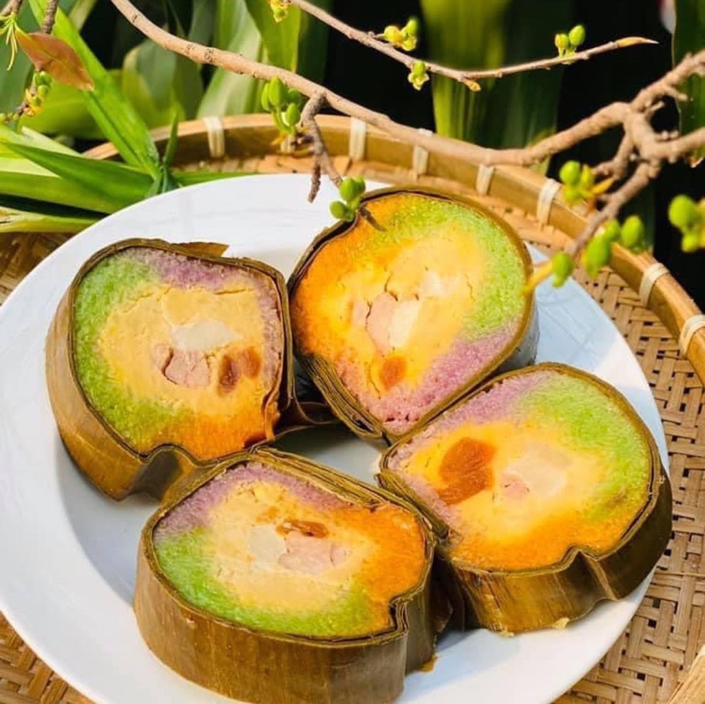 Bánh Tét Trà Vinh Nhân Mặn