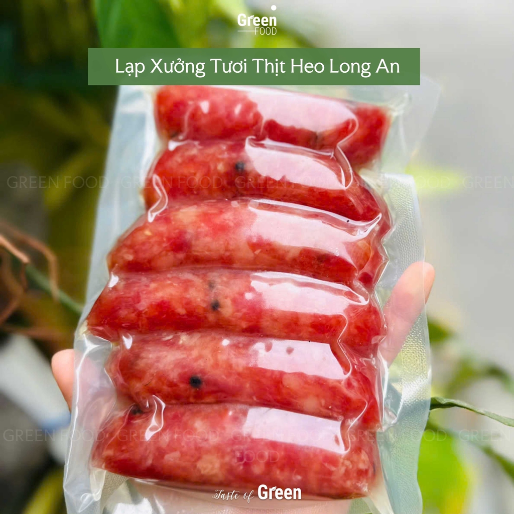 Lạp Xưởng Tươi Thịt Heo Long An – Vị Tết Nguyên Bản Thơm Thảo Tự Nhiên