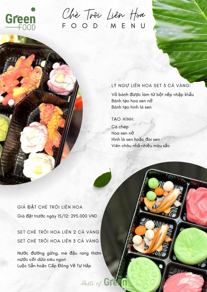 Chè Trôi Liên Hoa Lý Ngư Trong Mâm Cúng Ông Công Ông Táo Năm 2025