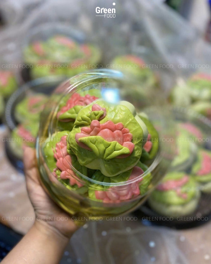 Bánh Bao Sen Cốm Dừa (Set 5 Bánh)