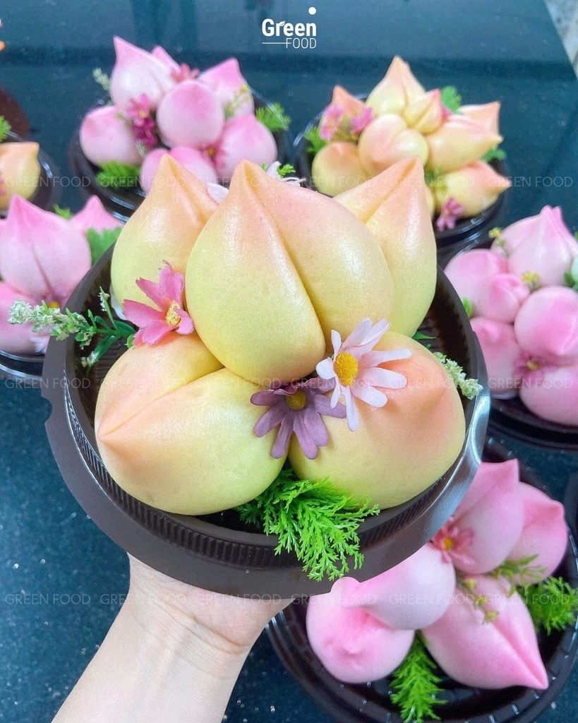 Bánh Bao Đào Tiên - Món Ngon Mang Đến Tài Lộc Và May Mắn