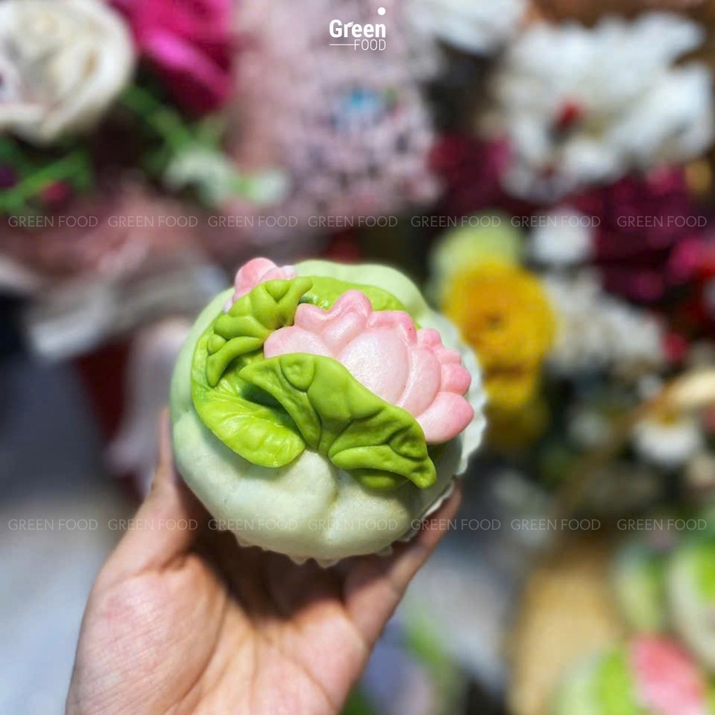 Bánh Bao Sen Cốm Dừa (Set 5 Bánh)