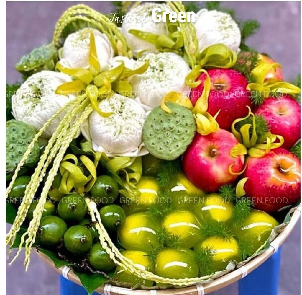 Xu Xuê Cốm & Xu Xuê Gấc Nhân Đậu Xanh - Món Ngon Truyền Thống