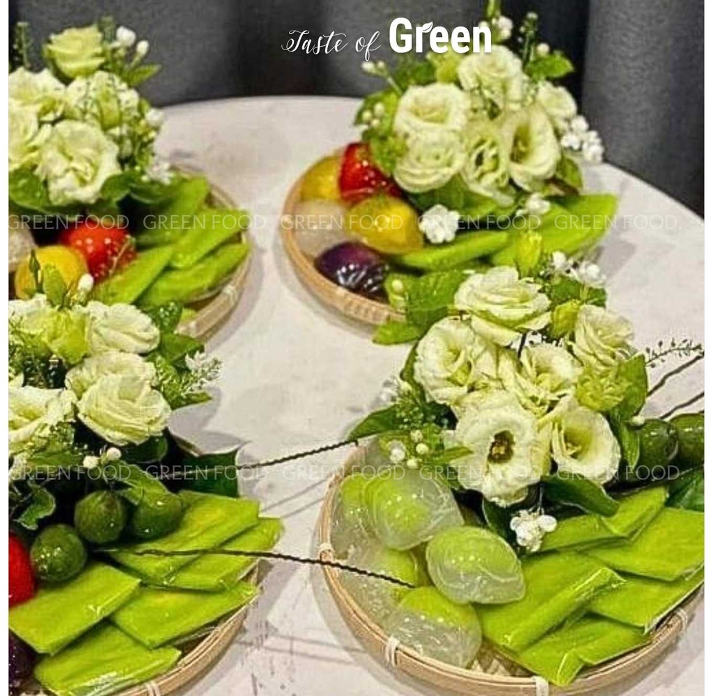 Xu Xuê Cốm & Xu Xuê Gấc Nhân Đậu Xanh - Món Ngon Truyền Thống