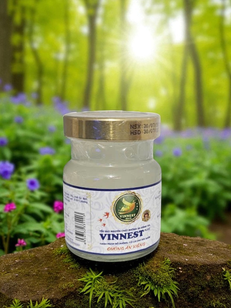 VINNEST PLUS -  YẾN SÀO 15% ĐƯỜNG ĂN KIÊNG ( QUAI XÁCH )