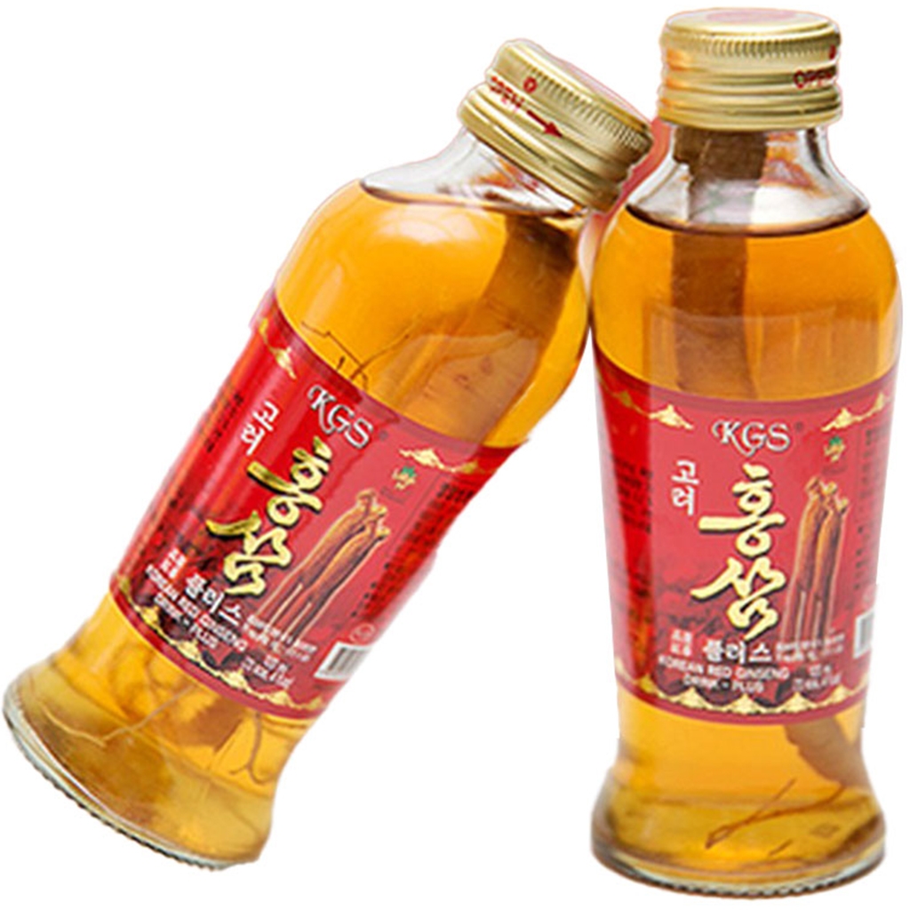 Hồng Sâm Nước Nguyên Củ Nhập Khẩu Hàn Quốc KGS (Hộp 10 chai)