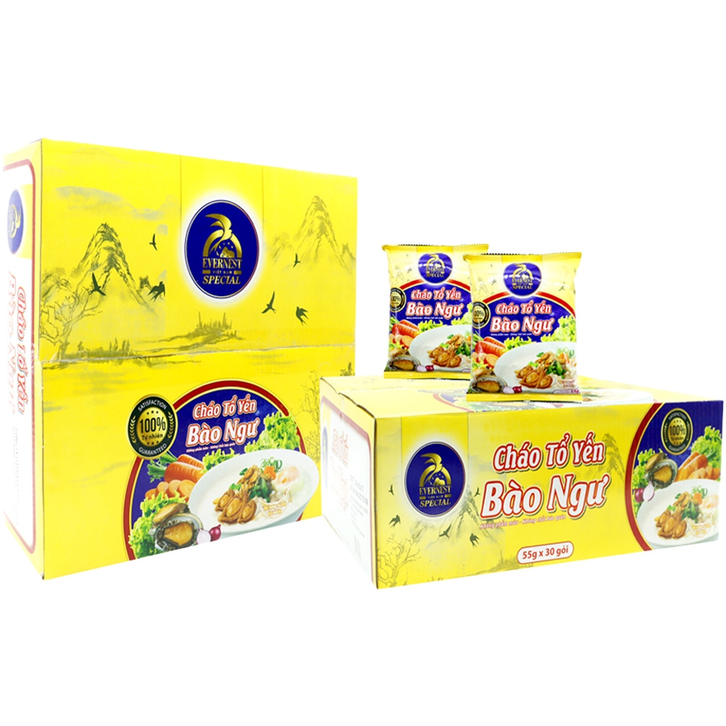 Cháo Tổ Yến Bào Ngư EVERNEST SPECIAL (gói 55g)