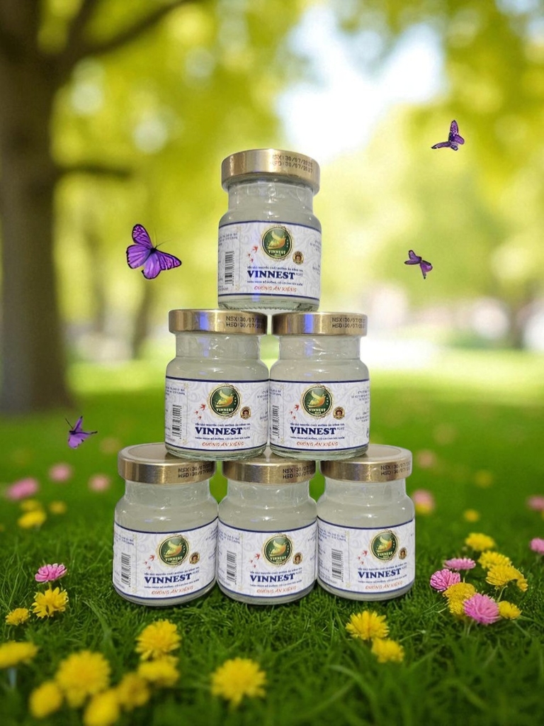 VINNEST PLUS -  YẾN SÀO 15% ĐƯỜNG ĂN KIÊNG ( QUAI XÁCH )