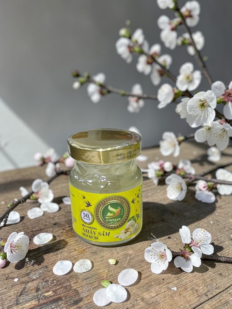 VINNEST SPECIAL - YẾN TƯƠI  NHÂN SÂM 50MG