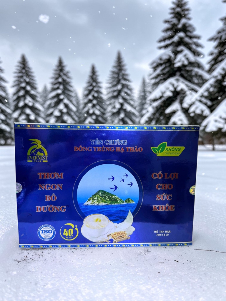 EVERNEST METALIZE - YẾN SÀO 40% ĐÔNG TRÙNG HẠ THẢO