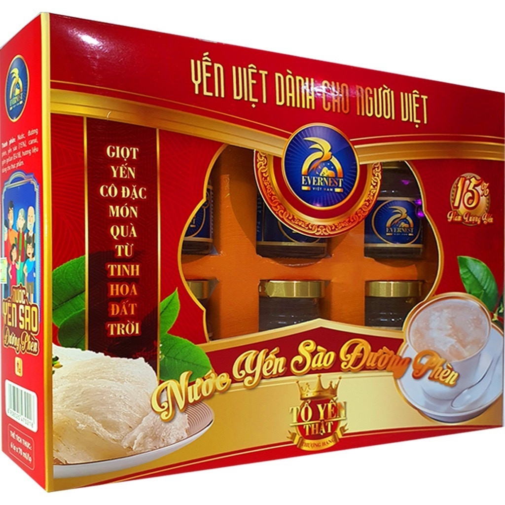 NƯỚC YẾN SÀO ĐƯỜNG PHÈN 15% EVERNEST