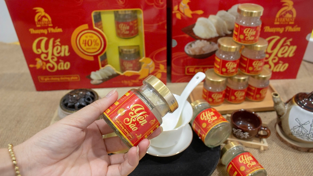 Yến Sào Đường Phèn Nguyên Chất 40% EVERNEST PLUS (Hộp 6 lọ)