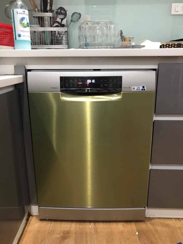 Máy rửa bát Bosch SMS4ECI14E Serie 4 - BH 3 năm - KẾT NỐI HOME CONNECT - TỰ ĐỘNG MỞ CỬA