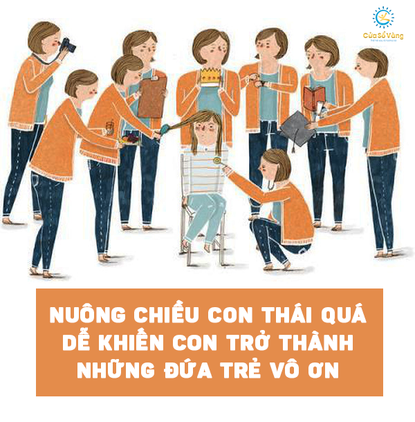 Bố mẹ con đang nuông chiều con 1 cách thái quá ?