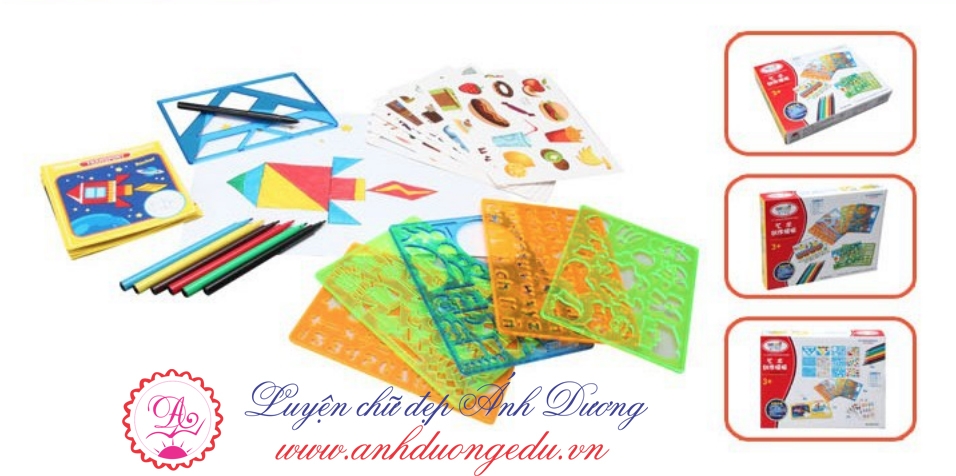 Đồ chơi trí tuệ sáng tạo - Thước vẽ sáng tạo First Classroom