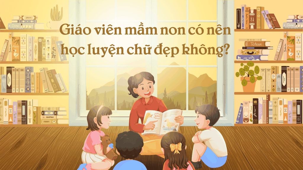 Giáo viên mầm non có nên học luyện chữ đẹp không?