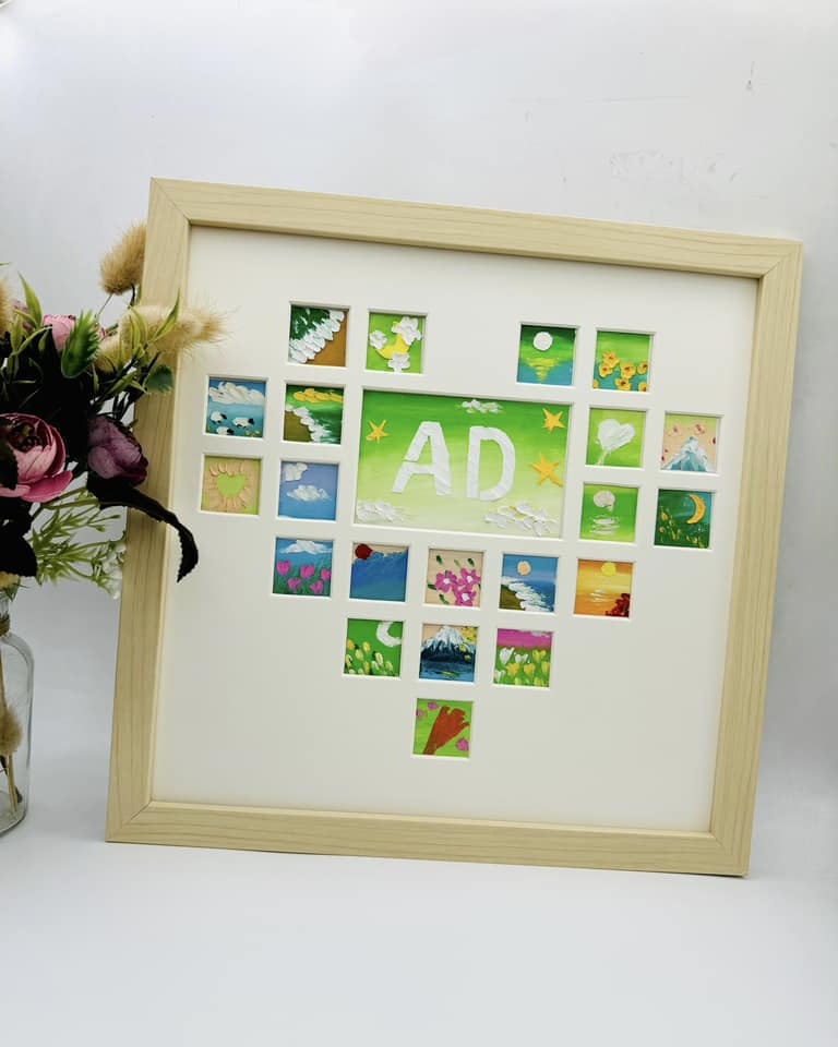 Khung tranh trái tim