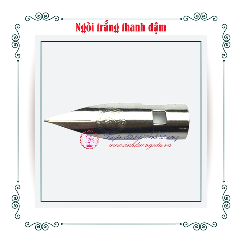 Ngòi trắng - 01 (Thanh đậm)