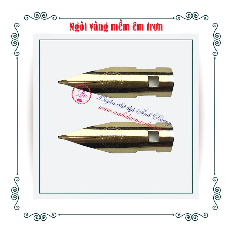 Ngòi vàng mềm - 02 (êm trơn)