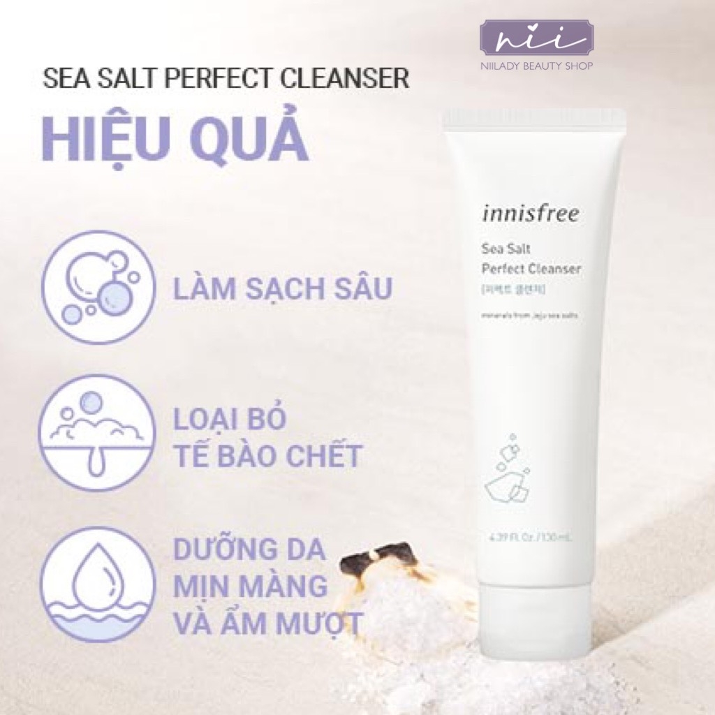 Sữa rửa mặt Innisfree Sea Salt Perfect Cleanser 130ml