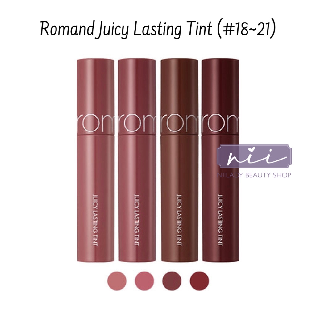 Màu 18-21] Son Romand Juicy Lasting Tint