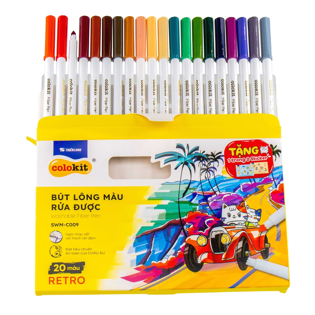 Bút sáp màu hữu cơ bộ 24 bút cho bé tập tô hàng cao cấp giá sỉ, giá bán  buôn - Thị Trường Sỉ