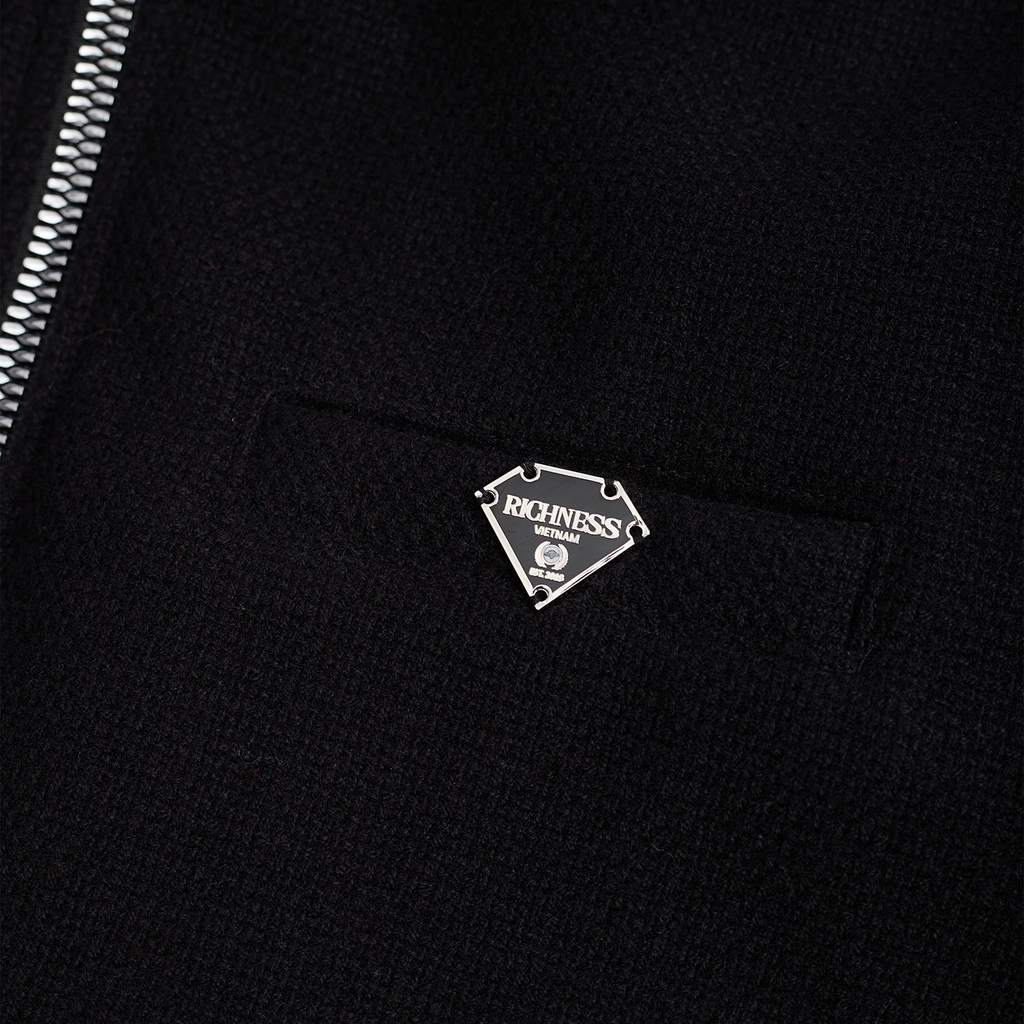 RICHNESS DUST WOOL JACKET (BLACK)