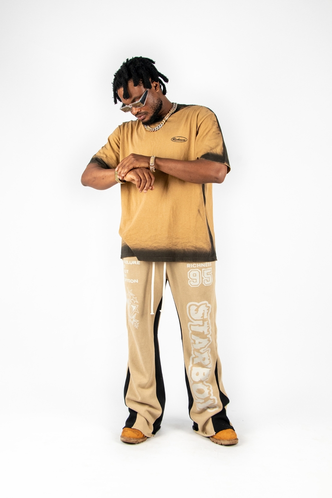 RICHNESS STARBOY FLARED SWEATPANTS