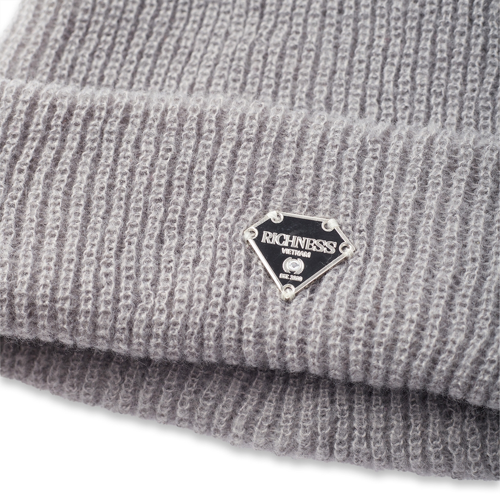 RICHNESS CORE KNIT WOOL HAT (GREY)