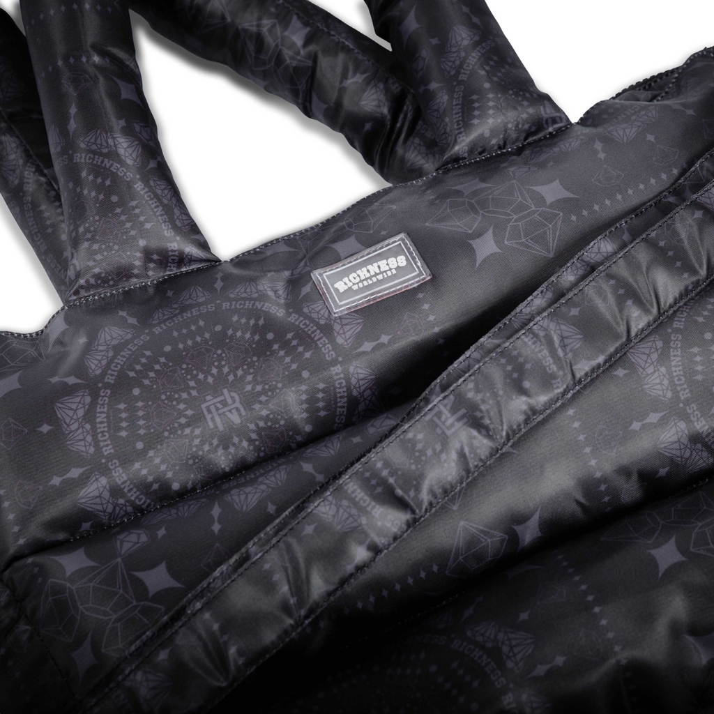 RICHNESS PUFFER TOTE BAG