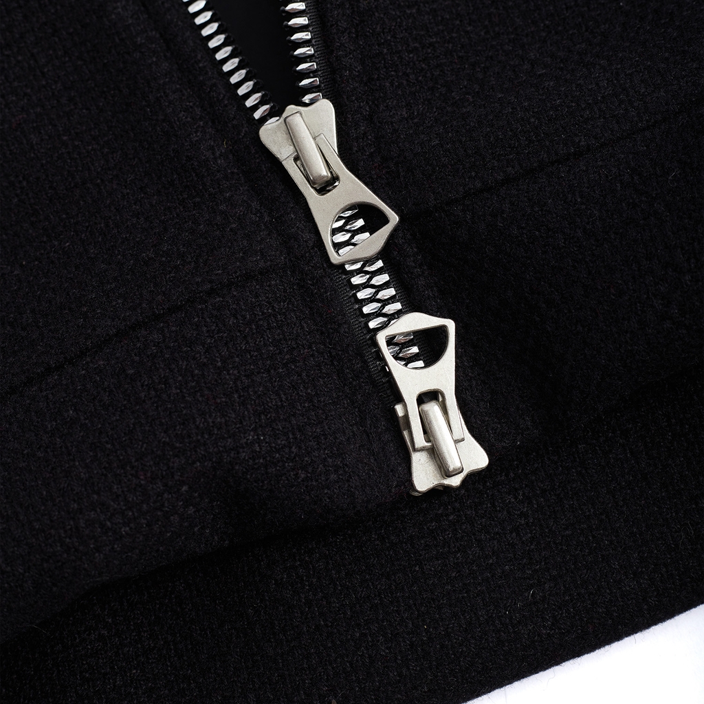 RICHNESS DUST WOOL JACKET (BLACK)