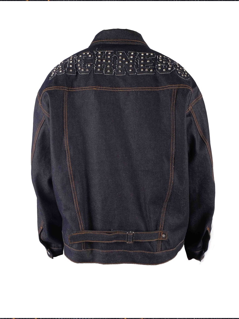 RICHNESS DIAMOND INDIGO RAW DENIM JACKET (PREMIUM)