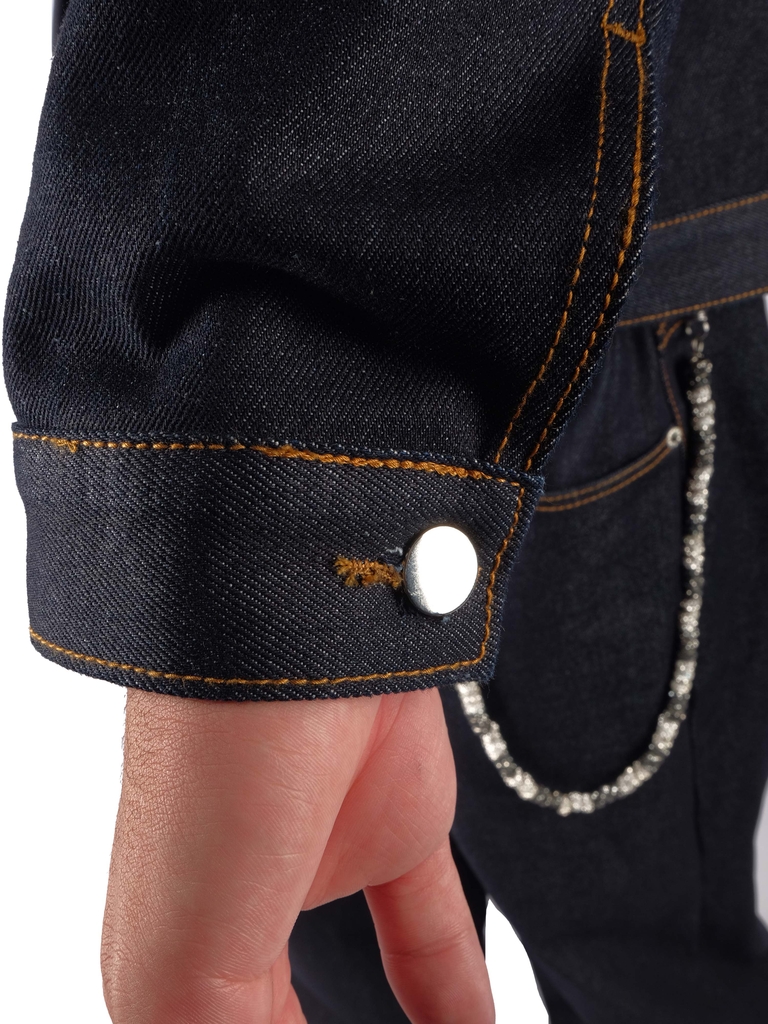RICHNESS DIAMOND INDIGO RAW DENIM JACKET