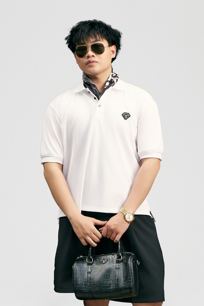 RICHNNESS DIAMOND BLACK TRUNK BAG